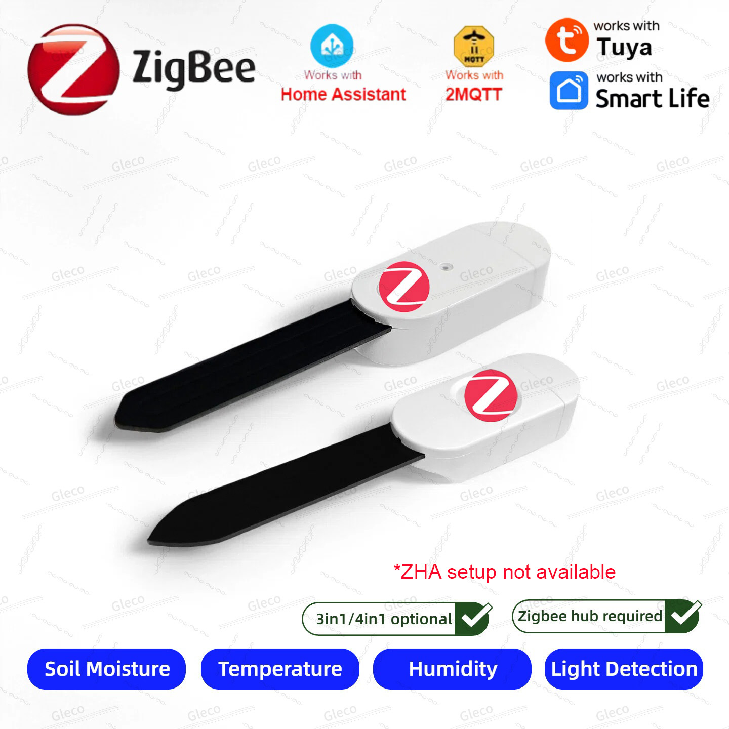Plant Monitor - Sensore di umidità del suolo Zigbee,