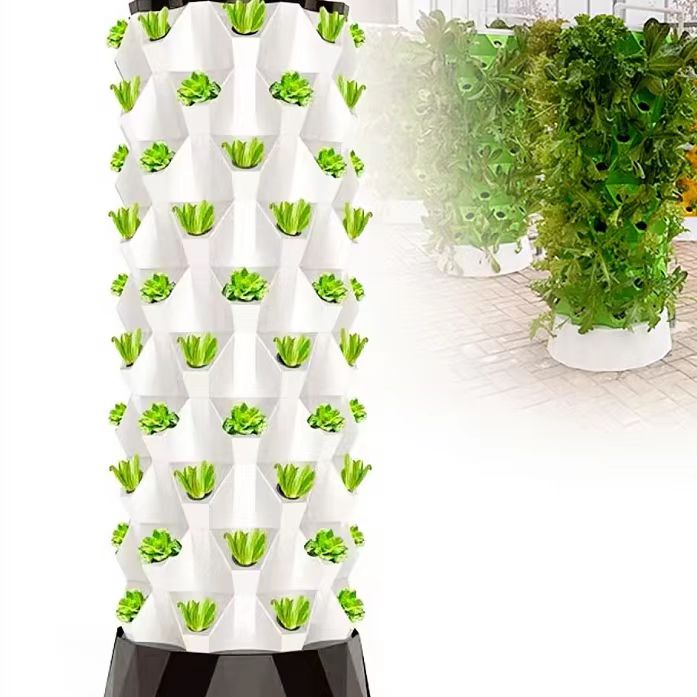 Hydroponic Tower - Sistema di Irrigazione Automatica per Fattoria,
