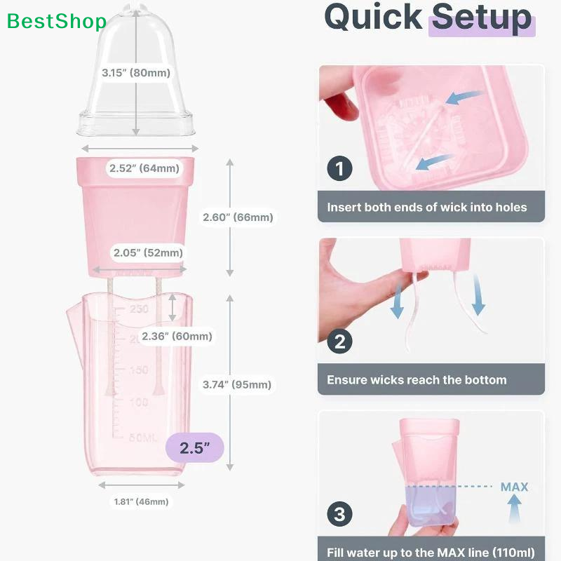 Vasi trasparenti rosa con sist - Self Watering Planter recensione e prezzo