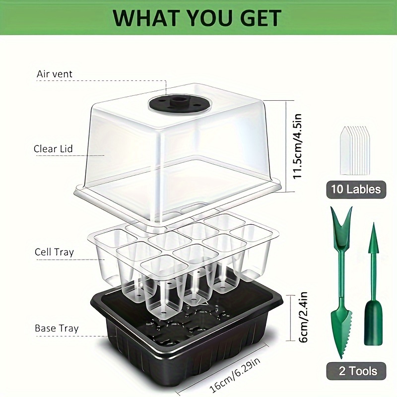 Set di 1/2/3 Vassoi per Germin - Indoor Garden Kit recensione e prezzo