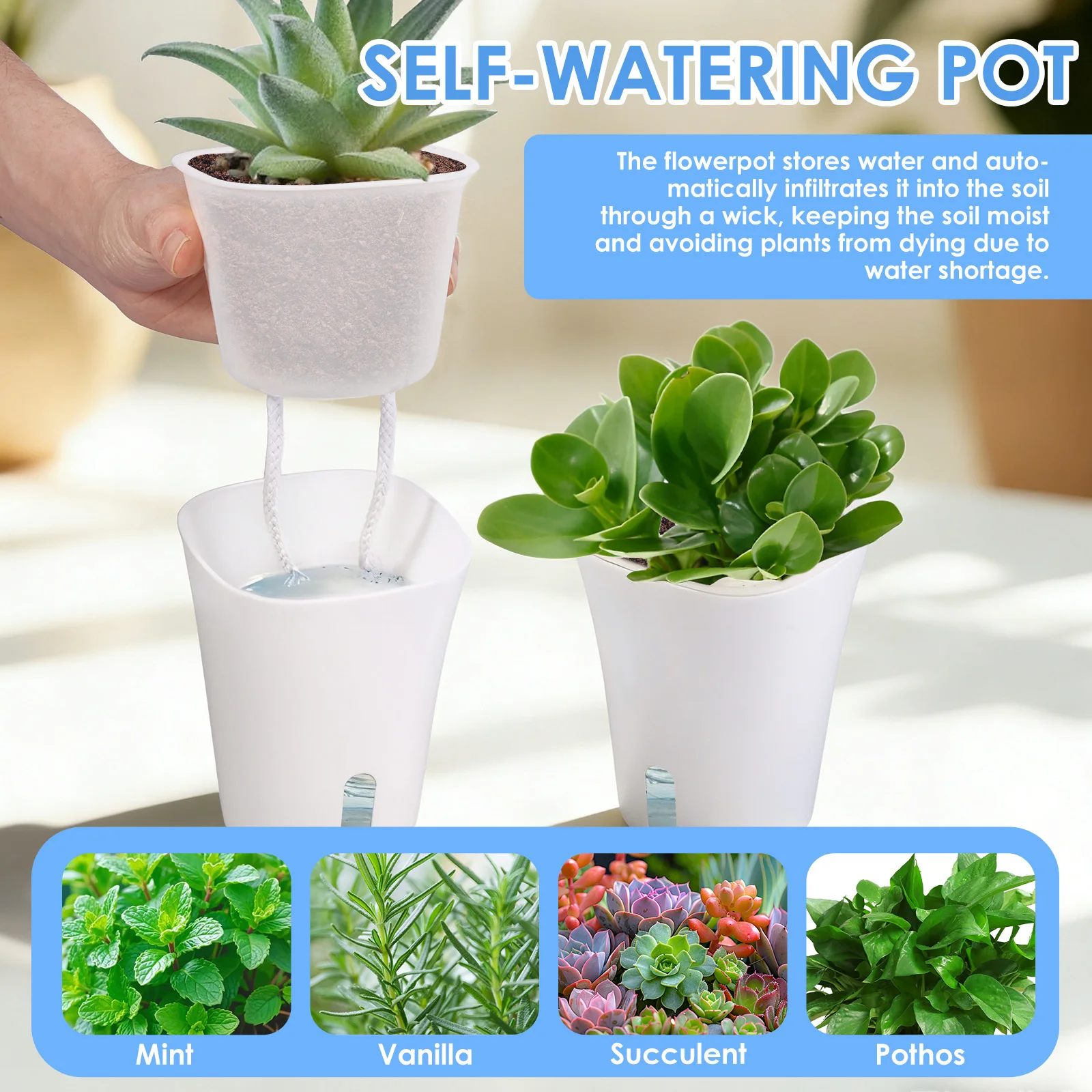 Set di 10 Vasi Autoirriganti,  - Hydroponic Grow Pod recensione e prezzo
