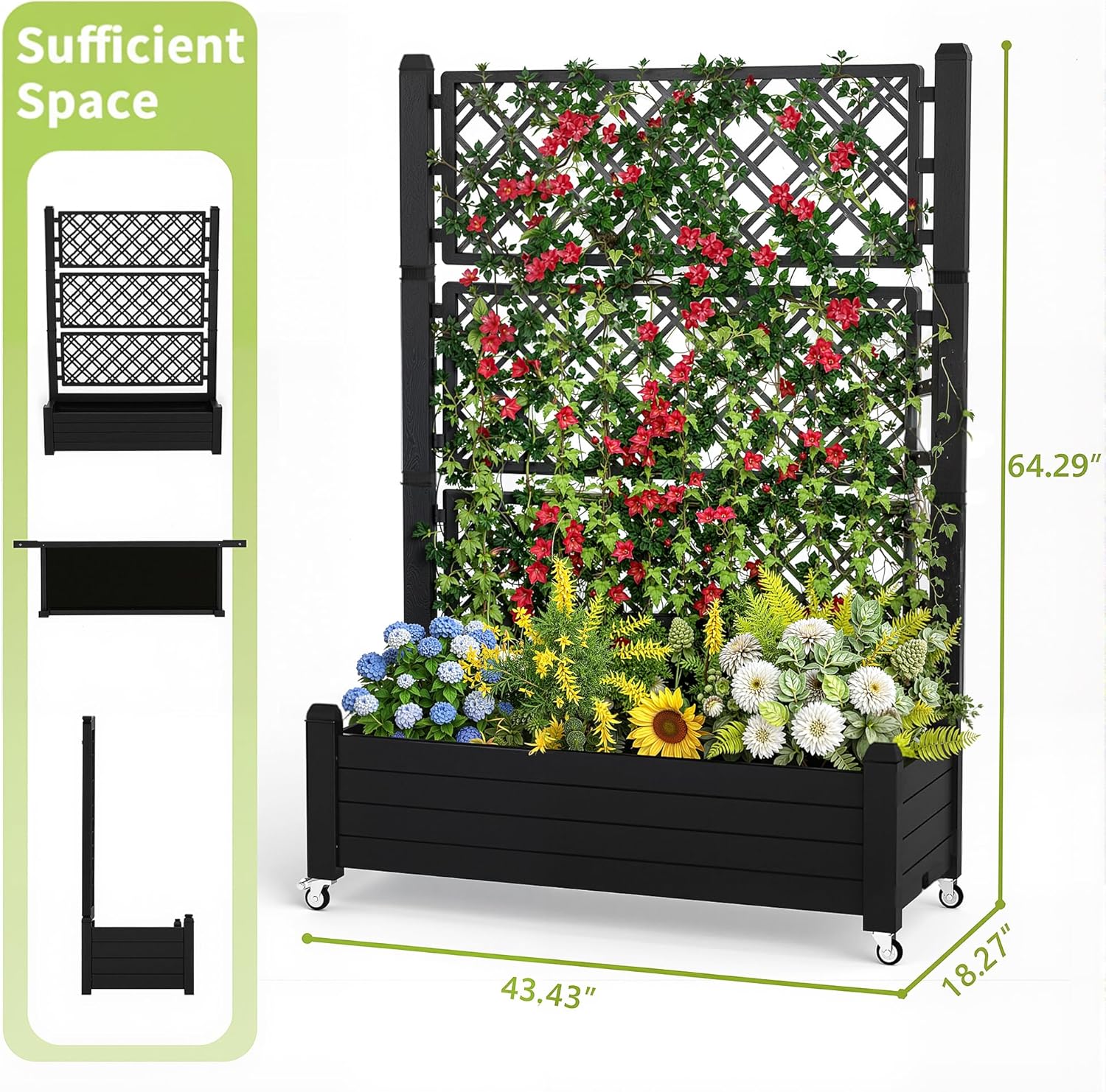 Fioriera rialzata con tralicci - Self Watering Planter recensione e prezzo